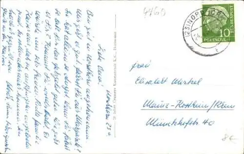 Ak Nordhorn Niedersachsen, Sankt Augustinuskirche