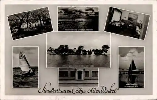 Ak Steinhude Wunstorf in Niedersachsen, Steinhuder Meer, Insel Wilhelmstein, Zum alten Winkel