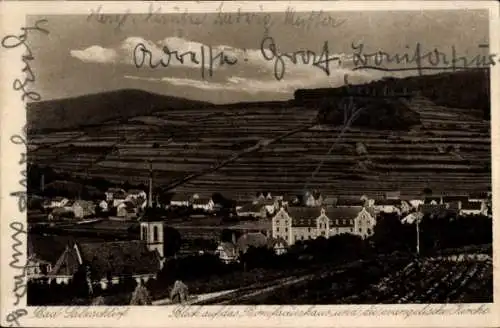 Ak Bad Salzschlirf in Hessen, Gesamtansicht, Bonifatiushaus, Evangelische Kirche
