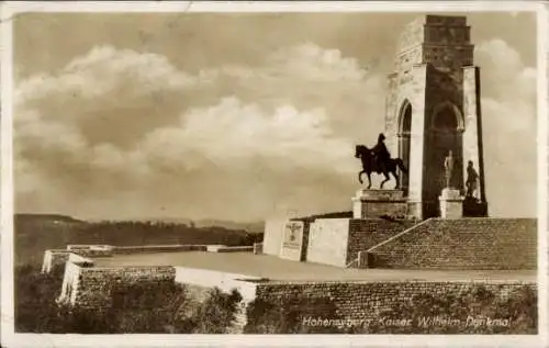 Ak Syburg Dortmund Nordrhein Westfalen, Hohensyburg, Kaiser-Wilhelm-Denkmal