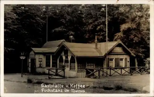 Foto Ak Königstein im Taunus Hessen, Fuchstanz, Gaststätte, Kaffee