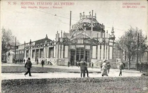 Ak Milano Mailand Lombardia, Esposizione 1906, Magnani e Rondoni