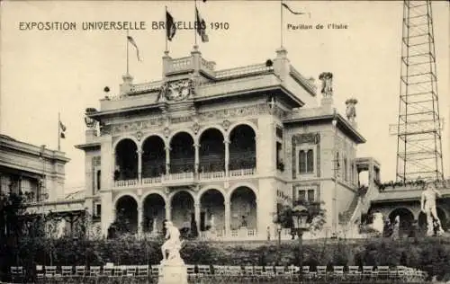 Ak Brüssel Brüssel, Ausstellung 1910, Italienischer Pavillon