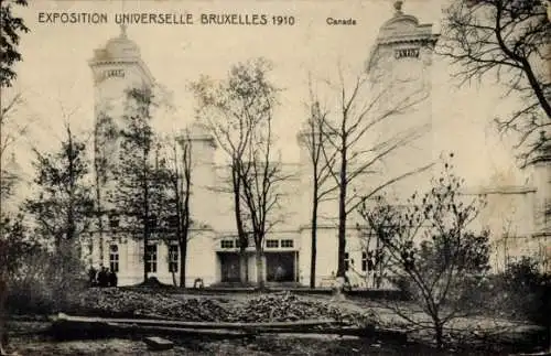 Ak Brüssel Brüssel, Ausstellung 1910, Kanada