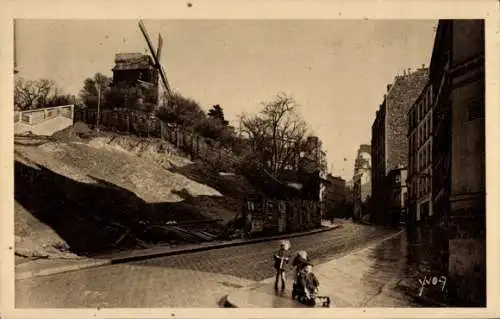 Ak Paris XVIII. Bezirk Buttes-Montmartre, Le Moulin de la Galette