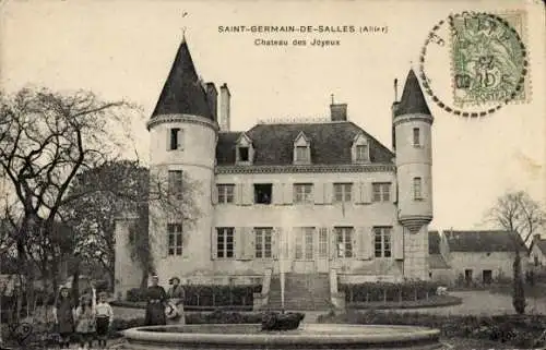 Ak Saint Germain de Salles Allier, Chateau des Joyeux