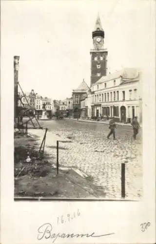 Ak Bapaume Pas de Calais, Straßenpartie