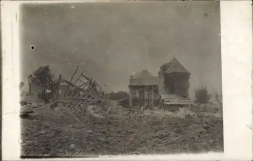 Foto Ak Frankreich, Kriegszerstörungen, I. WK