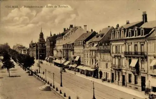 Ak Colmar Kolmar Elsass Haut Rhin, Rufacherstraße