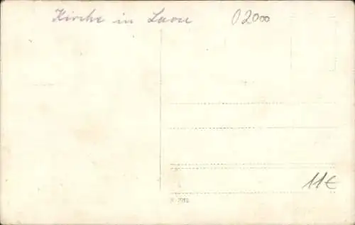 Foto Ak Laon Aisne, Zerstörte Kirche, I. WK