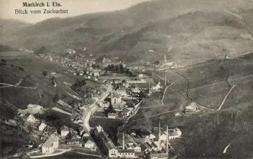 Ak Sainte Marie aux Mines Markirch Elsass Haut Rhin, Gesamtansicht, Zuckerhut