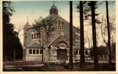 Ak Elsenborn Bütgenbach Wallonien Lüttich, Chapelle du Camp