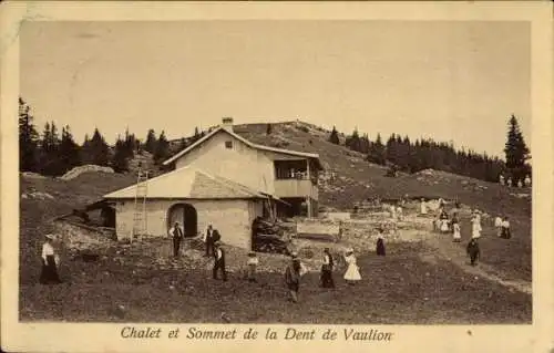 Ak Vaulion Kanton Waadt, Chalet et Sommet de la Dent de Vaulion