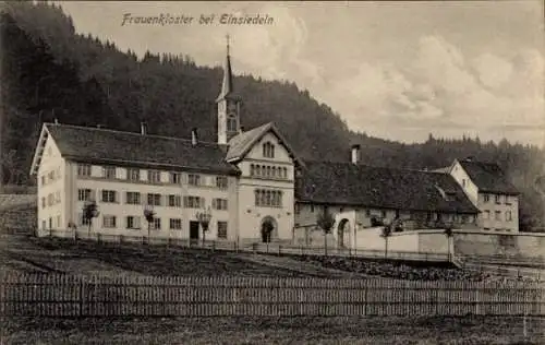 Ak Einsiedeln Kanton Schwyz Schweiz, Frauenkloster