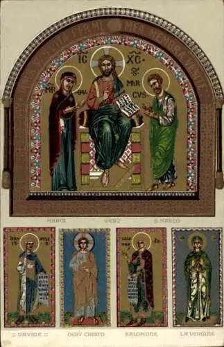 Ak Venezia Venedig Veneto, Basilica di S. Marco, Mosaico (all'interno)