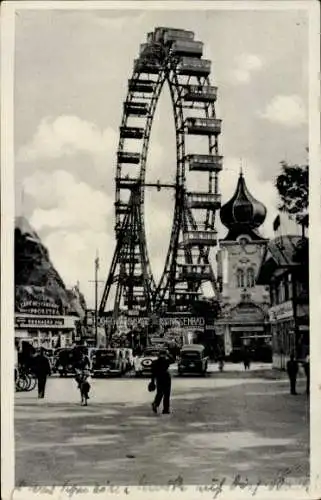 Ak Wien Leopoldstadt, Prater Riesenrad