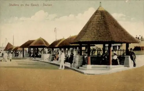 Ak Durban Südafrika, Shelters on the Beach