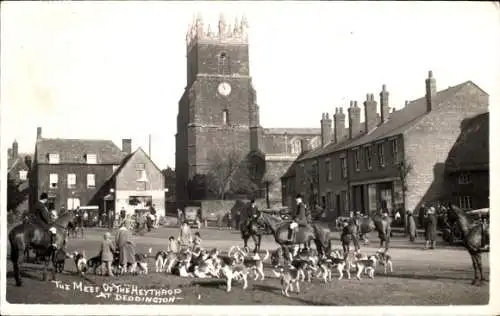 Ak Deddington Oxfordshire England, das Treffen der Heythrop