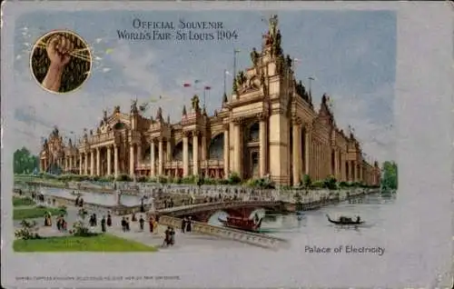 Seiden Ak St. Louis Missouri USA, offizielle Souvenir-Weltausstellung 1904