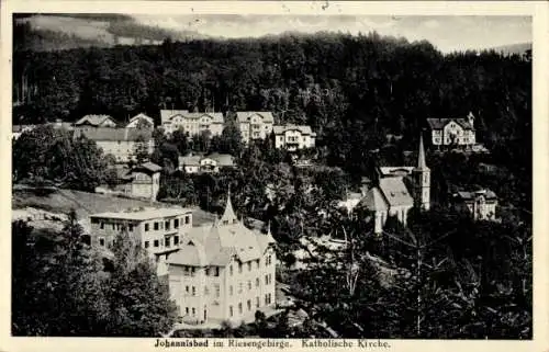 Ak Janské Lázně Johannisbad Region Königgrätz, Katholische Kirche