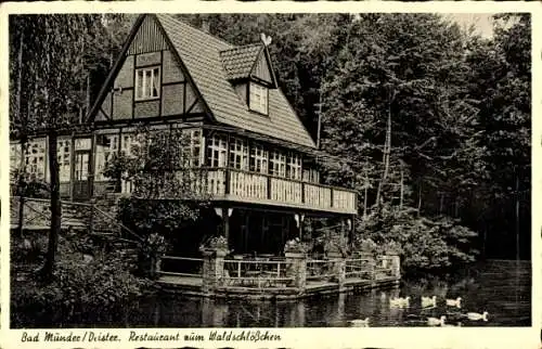Ak Bad Münder am Deister, Restaurant zum Waldschlösschen