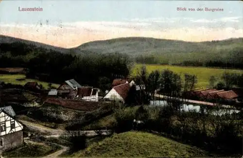 Ak Lauenstein Salzhemmendorf in Niedersachsen, Blick von der Burgruine