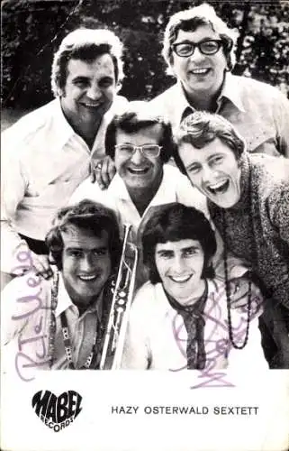 Ak Schauspieler Hazy Osterwald Sextett, Portrait, Autogramm, Sänger