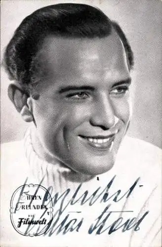 Ak Schauspieler Viktor Staal, Portrait, Autogramm