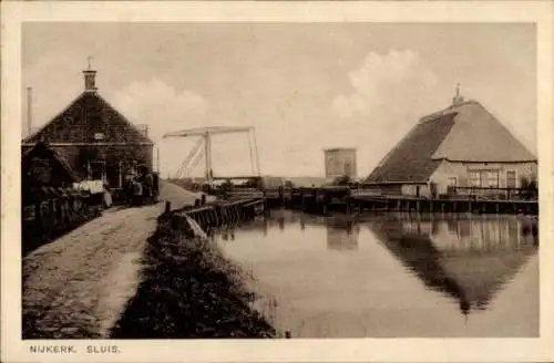 Ak Nijkerk Gelderland, Sluis