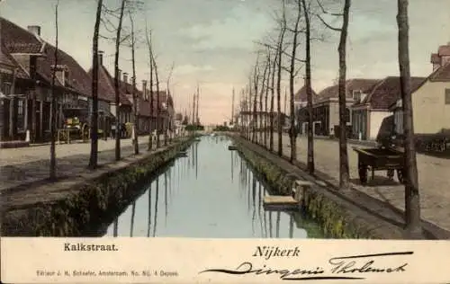 Ak Nijkerk Gelderland, Kalkstraat