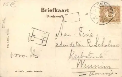 Ak Ommen Overijssel Niederlande, Brugstraat