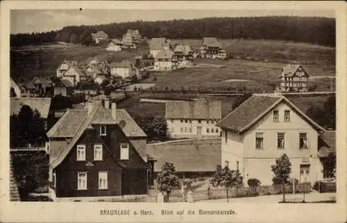 Ak Braunlage im Oberharz, Bismarckstraße