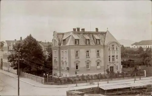 Foto Ak Zittau in Sachsen, Straßenpartie