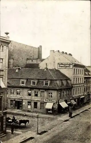 Foto Ak Berlin Mitte, Mauerstraße, Pelzwarenlager Franz Franke, Geschäfte