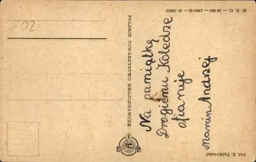 Ak Zielona Góra Grünberg Schlesien, Straßenpartie, Kirche