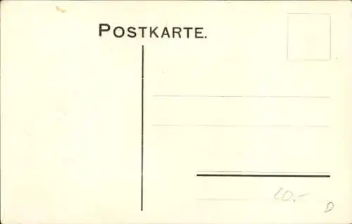 Studentika Ak Mannheim in Baden, Untersekunda Lessingschule 1914