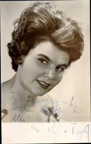 Ak Schauspielerin Regina Tappert, Portrait, Autogramm