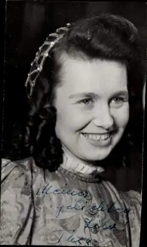 Ak Schauspielerin Thea, Portrait, Autogramm