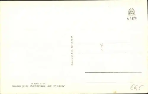 Ak Sängerin und Schauspielerin Bibi Johns, Portrait, Autogramm