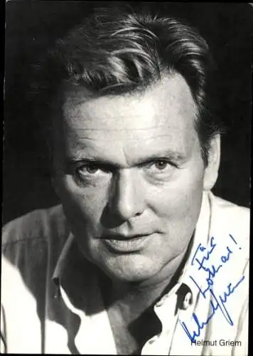 Ak Schauspieler Helmut Griem, Portrait, Autogramm