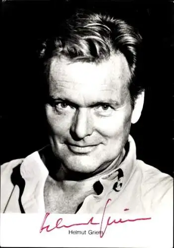 Ak Schauspieler Helmut Griem, Portrait, Autogramm