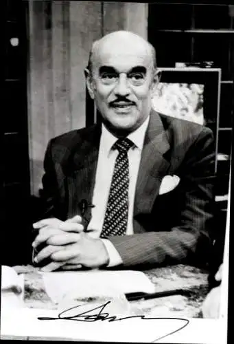 Ak Schauspieler Artur Brauner, Portrait, Autogramm