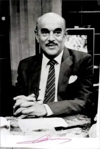 Ak Schauspieler Artur Brauner, Portrait, Autogramm