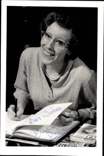 Ak Schauspielerin Deddie Davis, Portrait, Autogramm