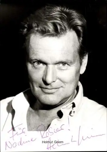 Ak Schauspieler Helmut Griem, Portrait, Autogramm