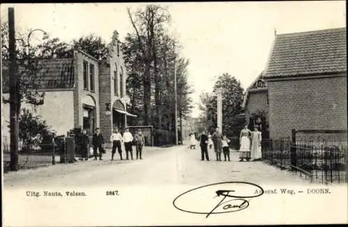 Ak Doorn Utrecht Niederlande, Amersf. Weg, Anwohner