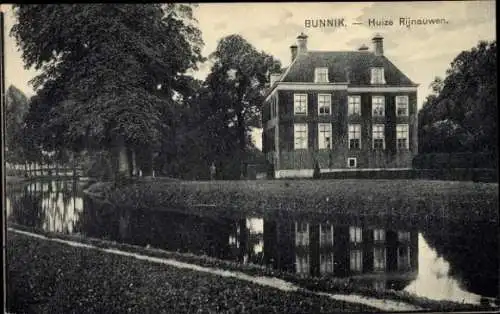 Ak Bunnik Utrecht Niederlande, Haus Rijnauwen