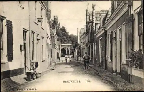 Ak Breukelen Utrecht Niederlande, Straßenpartie