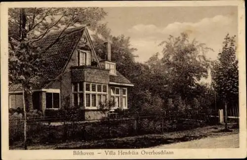 Ak Bilthoven Utrecht Niederlande, Villa Hendrika, Overboschlaan