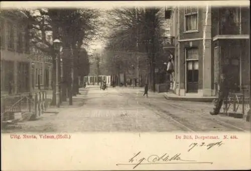 Ak De Bilt Utrecht Niederlande, Dorfstraße, Hotel